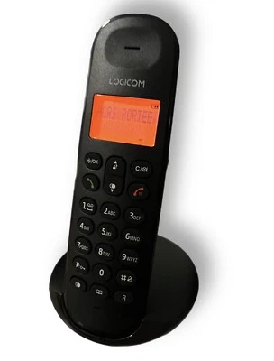 Logicom ILOA 100 Schnurloses Festnetztelefon o. Anrufbeantworter Franz. engl. Sp - Bild 1 von 2