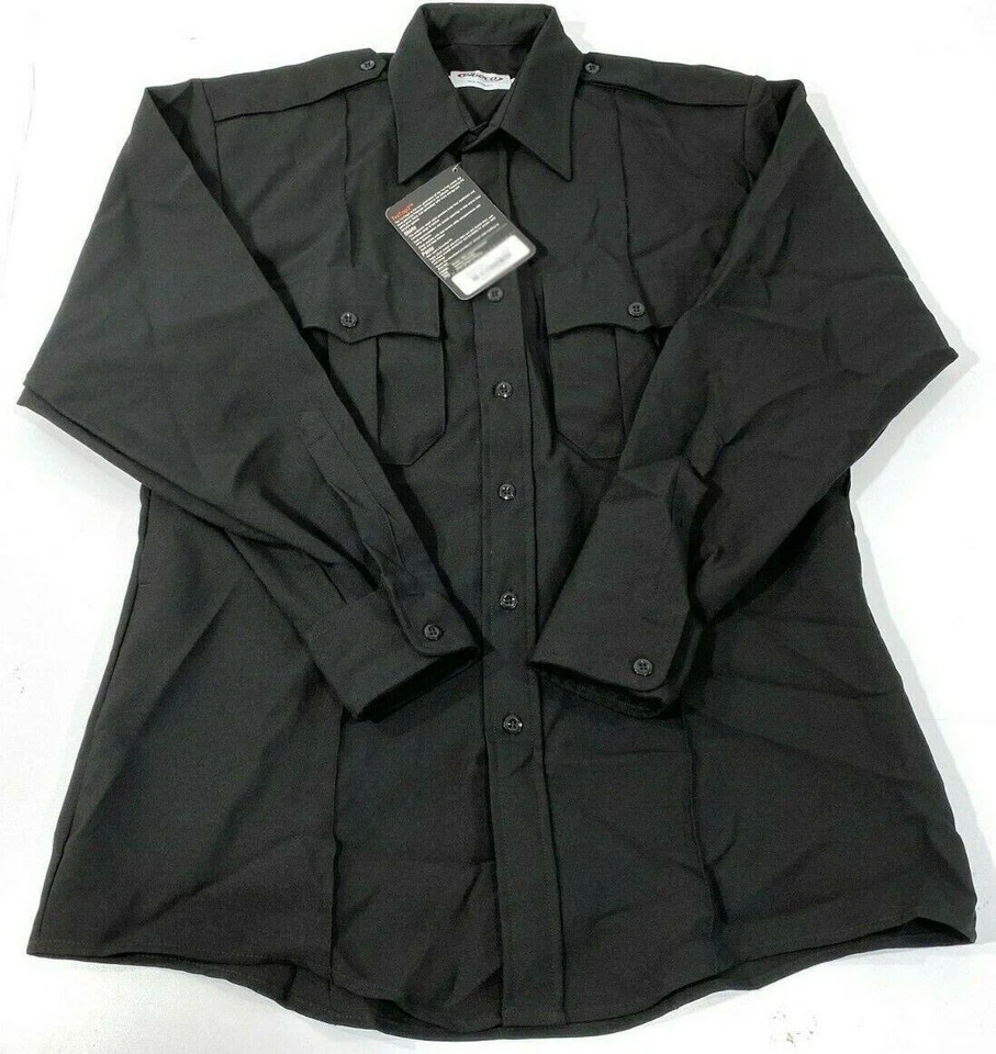 ELBECO MENS TexTrop2 LONG SLEEVE POLYESTER SHIRT 320N BLACK 20