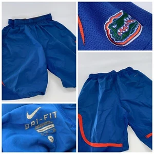 Florida Gators Nike Athletic Shorts S Men Blue Dri-Fit Sewn Logos YGI D2-122 - Picture 1 of 9