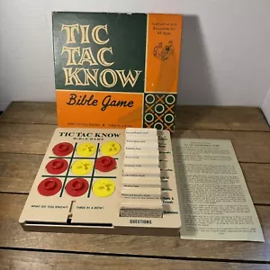 Vintage 1964 Tic Tac Know Bible Game - Picture 1 of 8