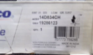 Genuine GM/ACD Ceramic Rear Disc Brake Pad Set with Hardware 19286123, 14D834CH - Imagen 1 de 2