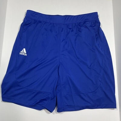 Adidas Pantalón Corto Tejido Lateral con Bolsillo AZUL REAL | BLANCO Grande Foto 1 de 3