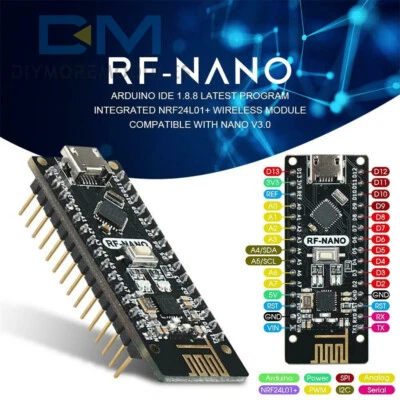 NANO V3.0 NRF24L01+2.4G RF-Nano+RF Nano compatible Arduino Nano  for  Arduino - Image 1 of 4