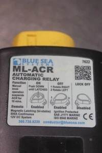 Blue Sea 7622 ML-ACR Automatic Charging Relay with Manual Control Marine - Foto 1 di 4