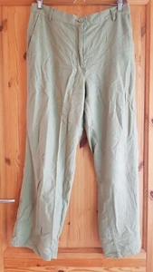 Hose Leinen Mix H&M L Grün - Bild 1 von 5