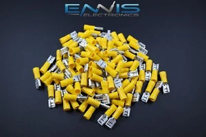 10-12 GAUGE 500 PK VINYL QUICK DISCONNECT FEMALE .250 TERMINAL CONNECTOR - Picture 1 of 4