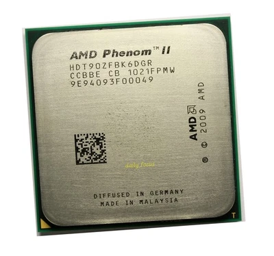AMD Phenom II X6 1090T 3.2 GHz Six Core HDT90ZFBK6DGR Socket AM3 CPU Processor - Image 1 of 4