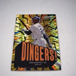 2025 Panini Prizm Ken Griffey Jr. DINGERS! ORANGE PULSAR PRISMA SP 328/399 HOF - Bild 1 von 3