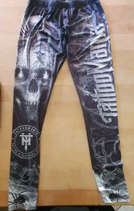 Herren Leggings Ultradünn Tattoo Gr. M/L Spider Skull - Bild 1 von 4