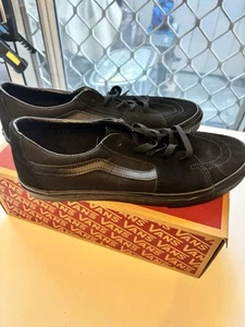 Mens Vans Sk8 Low Black/ Black Lace Up Shoes US 11 - Picture 1 of 7