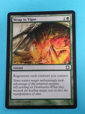 Magic the Gathering - WRAP IN VIGOR - Future Sight Green Common Instant NM - Image 1 of 2