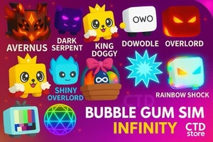 🔥 Bubble Gum Simulator Infinity | Tous les animaux | Pas cher | Livraison rapide | Roblox 🔥 - Photo 1/22