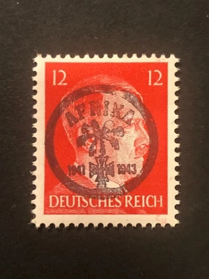 Germany WWII propaganda overprint  (NORTH AFRICA) 12 Rpf.  MNH  /s46 #b25 - Image 1 of 2