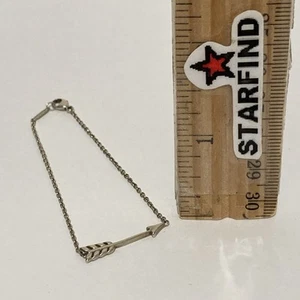Tiffany & Co Silver Arrow 7" Bracelet AG 925 Chain Link Metal Retired READ⭐️SEE - Picture 1 of 10