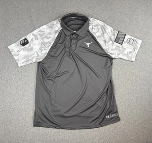 Texas Longhorns Colosseum OHT Military Appreciation Raglan Polo grau Tarnmuster 2XL - Bild 1 von 12