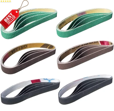 24x 1/2"x12" Sanding Belt Kit for Work Sharp WSKTS Combo Knife Sharpener - US