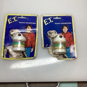 Vintage ET Pencil Sharpener 1982 Sealed NOS Star Power BRAND NEW - Picture 1 of 1