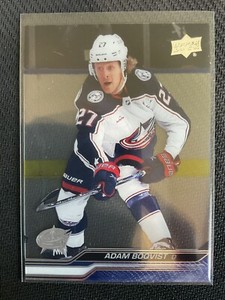 Adam Boqvist 2023-24 Upper Deck Clear Cut Parallel Card #52