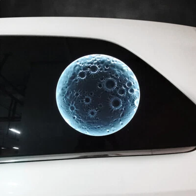 105mm 185mm 305mm Luna Luz Decorativa Coche Ventana Brillo Lámpara Eléctrica Foto 1 de 4