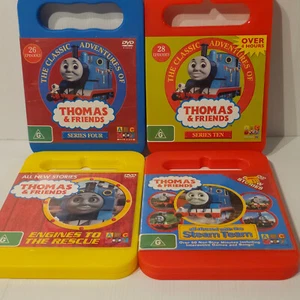 Thomas & Friends DVD Set x4 – Series 4, 10, Rescue & Steam Train (R4) 🧳 - Picture 1 of 14