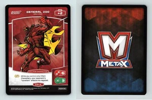 General Zod #C15-JL Justice League 2017 Panini MetaX Common TCG Card - Picture 1 of 1