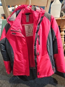 Champion 3-in-1 Jacket Girls Size 10-12 Pink in excellent Used Condition - Picture 1 of 4