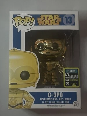 Funko pop ! 星球大战 C-3po #13 2015 圣地亚哥漫画展独家 — 第 1/4 张图片