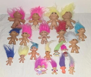 20 Russ Troll Puppen Spielzeug Figuren Konvolut verschiedene Größen Vintage? - Bild 1 von 17