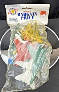 1994 McCrory Combat Platoon Toy Soldiers SEALED Bag Vintage Army Figures NEW - Picture 1 of 10