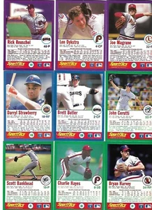 1990 Sportflics Collection - Darryl Strawberry, Brett Butler, Len Dykstra - Picture 1 of 4