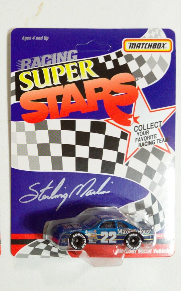 Matchbox Racing Super Stars #22 Sterling Marlin Ford Thunderbird