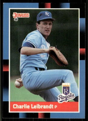 1988 Leaf #76 Charlie Leibrandt - Image 1 of 2