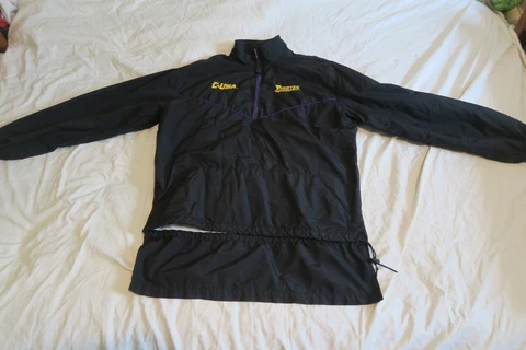 VTG Boathouse Eastern Carolina Pirates Long Zip Jacket Black Purple Swim Diving Cover