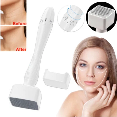 Derma Stamp Micro Needling Therapy Face Skin Tool for Scar Hair Loss Treatment - image 1 of 4