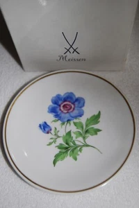 Sammler Original Meissen Wandteller Blumenmalerei Blume 11 - Bild 1 von 2