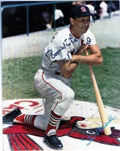 AWESOME STAN MUSIAL AUTOGRAPHED GAME PROGRAM FOR STAN'S STATUE DEDICATION - Picture 1 of 4