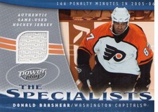 2006-07 (CAPITALS) Upper Deck Power Play Specialists Jersey #SDB Donald Brashear
