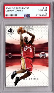 2004 Sp Authentic Lebron James 2nd Year Card  PSA 10  💎 - Picture 1 of 1