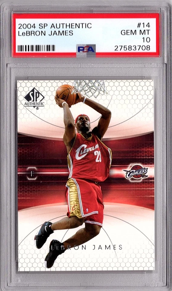 2004 Sp Authentic Lebron James 2nd Year Card  PSA 10  💎 - Image 1 of 1