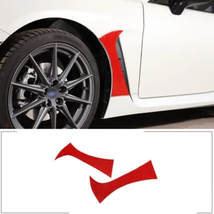 For Subaru BRZ 2022 Side Fender Trim Stickers Carbon Fiber Red (Fits Subaru BRZ) - Imagen 1 de 13