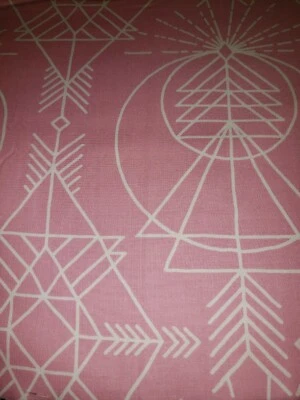 100% Cotton FreeSpirit Wander by Joel Dewberry Native Pink Fabric 1/4 Yard - Image 1 of 2