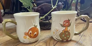 2 Disney Parks Bird Mug EPCOT International Flower Garden Festival Thailand Lot - Picture 1 of 6