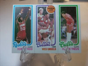 1980-81 Topps Basketball #31 50/110/243 Reid / Unseld / Theus TL (93391) - Picture 1 of 2