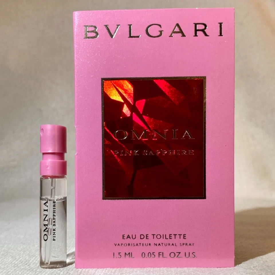 Bvlgari Omnia Pink Sapphire Eau de Toilette EDT Muestra Spray 0,05 oz, 1,5 ml Foto 1 de 1