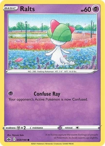 🌸 Ralts 059/198 | Chilling Reign | Juego de cartas coleccionables Pokémon no holográfico casi nuevo 💜✨ - Imagen 1 de 1