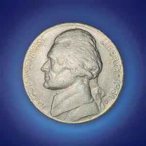 1981 P ERROR Double Die, Partially Filled Mint Mark Jefferson Nickel - Picture 1 of 18