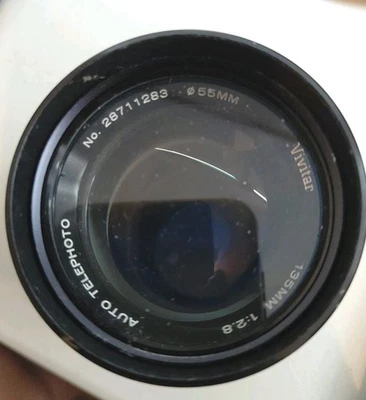 Vivitar 135mm 1:2.8 Auto 55mm Telephoto Close Focusing Lens  No. 28430747 - Image 1 of 4