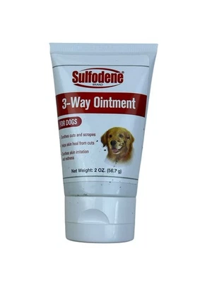 Sulfodene Dog Wound Care 3-Way Ointment  2 Oz New Sealed - Image 1 of 3