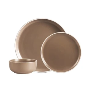 Dinnerset 12PC Stoneware - Beige Dinnerwear - Bild 1 von 2