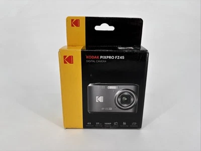 Kodak PIXPRO FZ45 16.4 Megapixel Zoom Digital Camera Black - Image 1 of 4